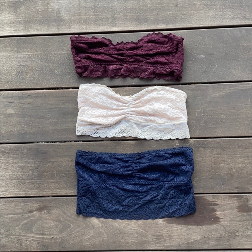 Bundle of lace bandeaus
